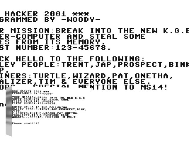 Hacker 2001 — mixrbv2 (WOR)