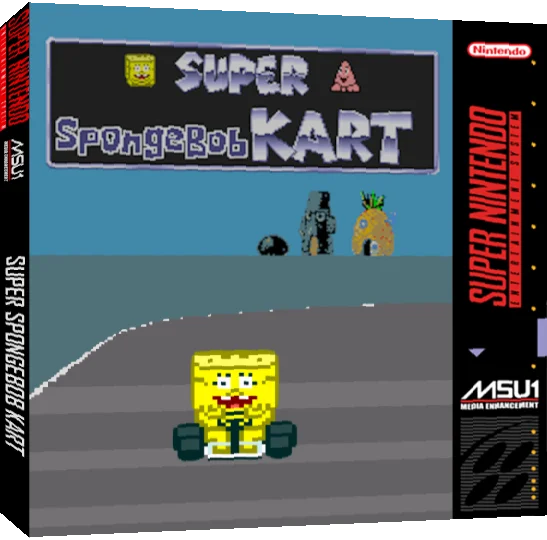 Super Spongebob Kart — box-3D (WOR)