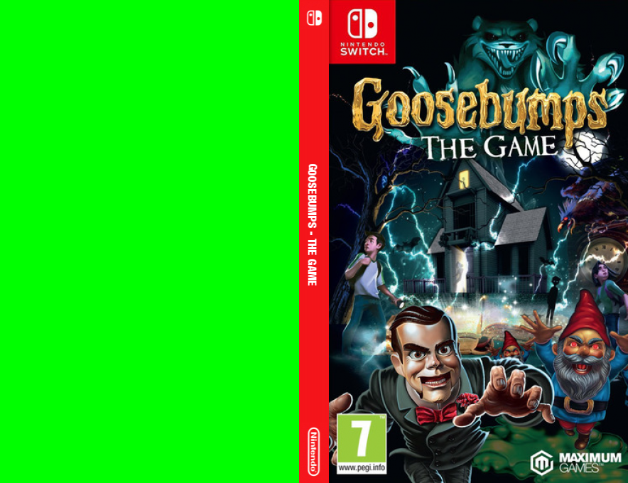 Goosebumps - The Game — box-texture (EU)