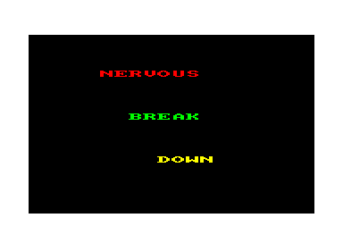Nervous Break Down — sstitle (EU)