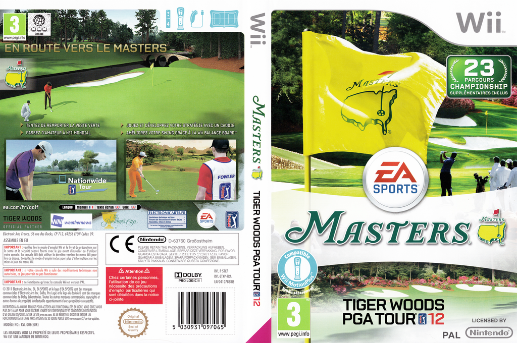 Tiger Woods PGA Tour 12 — box-texture (FR)