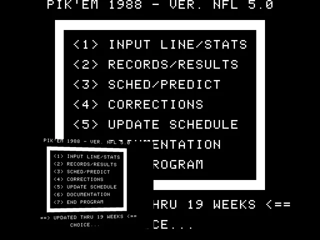 Pik'em vNFL 5.0 — mixrbv2 (WOR)