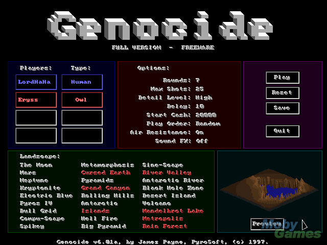 Genocide box art