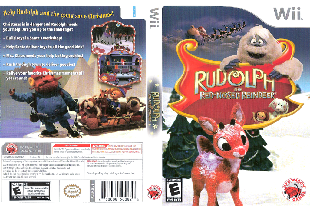 Rudolph the Red-Nosed Reindeer — box-texture (US)