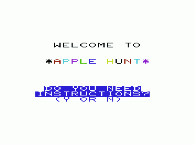 Apple Hunt — sstitle (WOR)