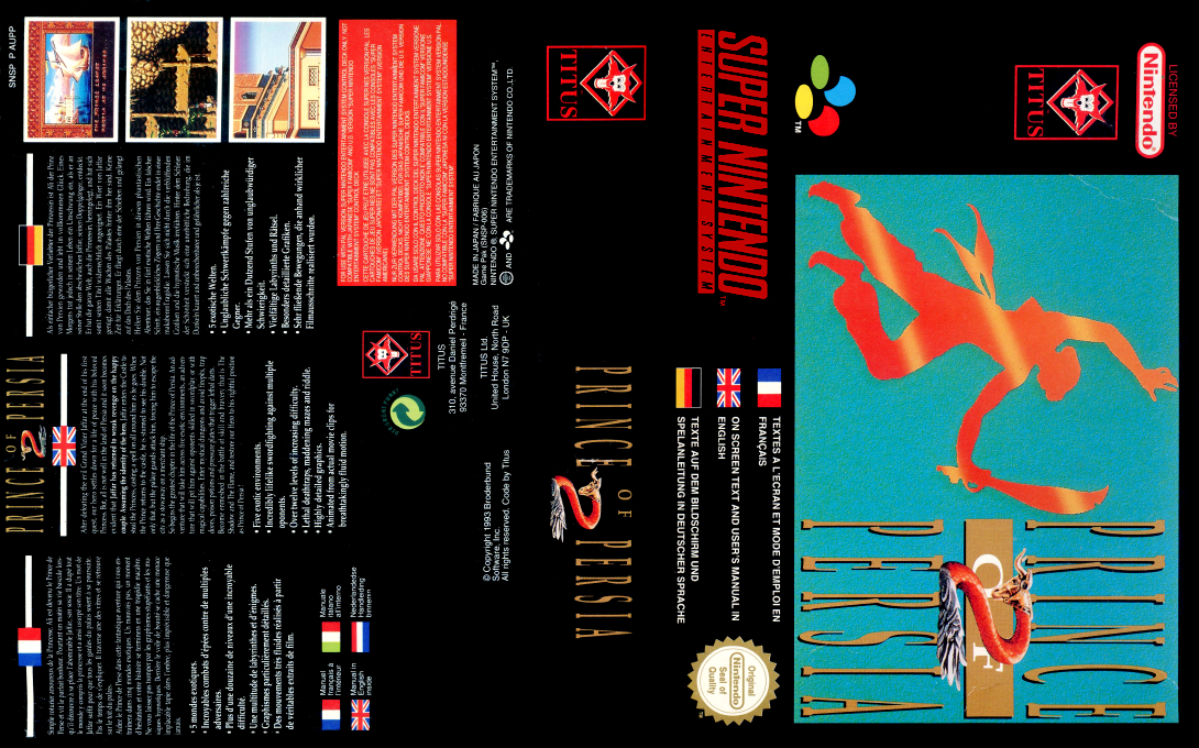 Prince Of Persia 2 — box-texture (EU)
