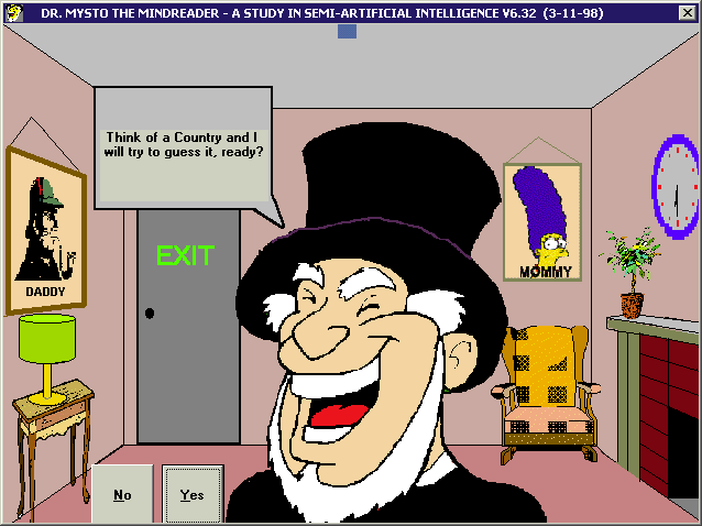 Dr. Mysto The Mindreader — ss (WOR)