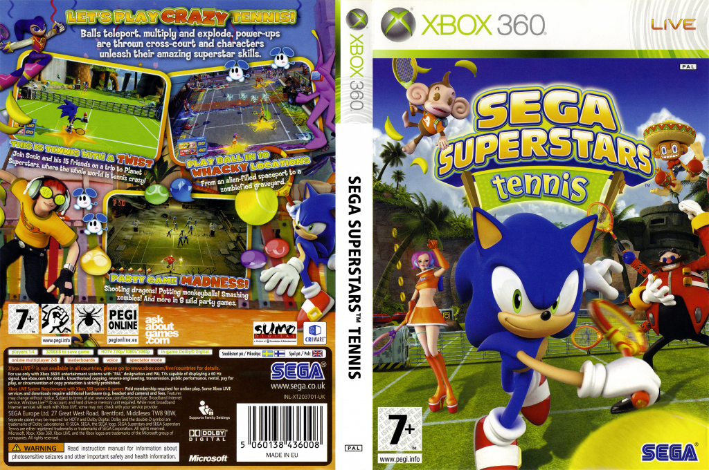 Sega Superstars Tennis — box-texture (EU)