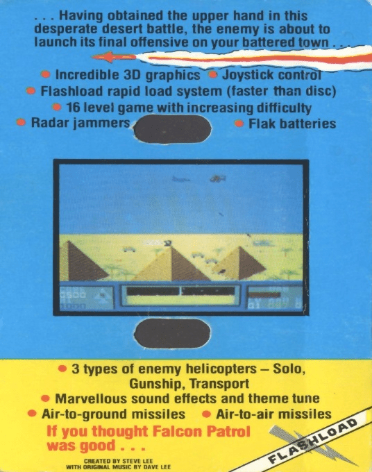 Falcon Patrol II — box-2D-back (EU)