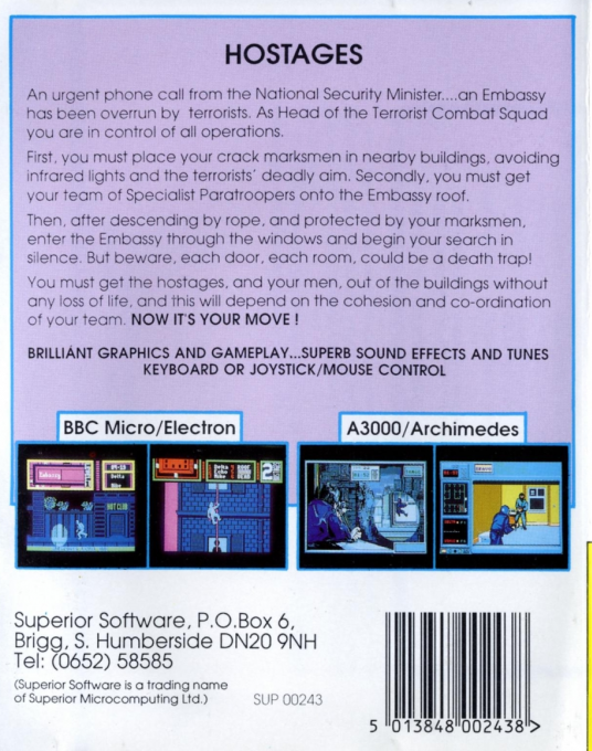 Hostages — box-2D-back (EU)