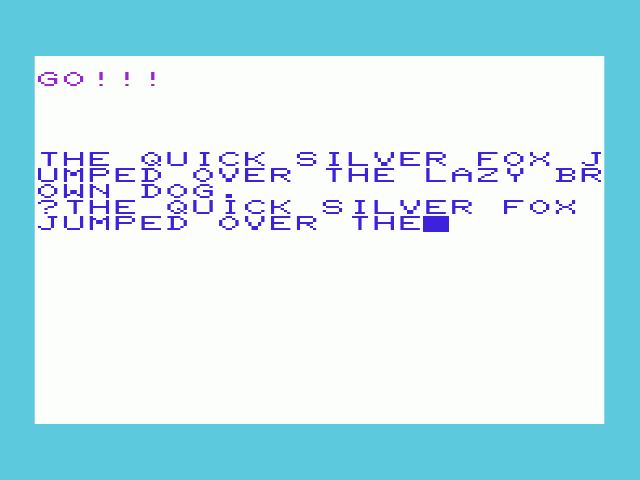 Typing — ss (WOR)