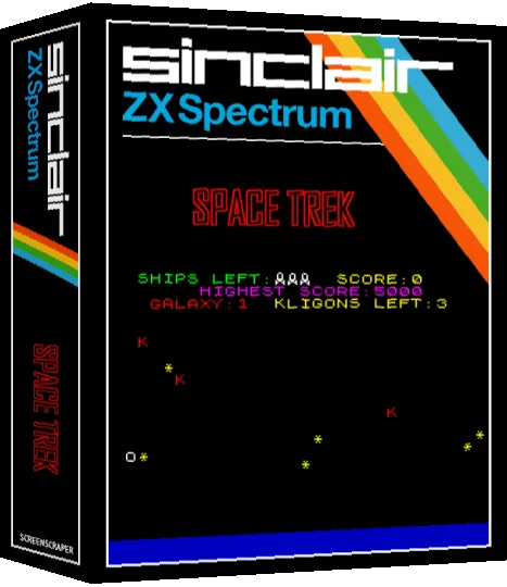 Space Trek — box-3D (SS)