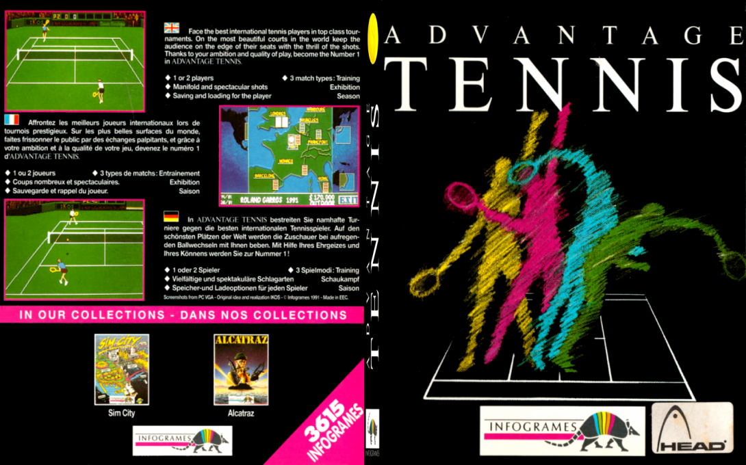 Advantage Tennis — box-texture (EU)