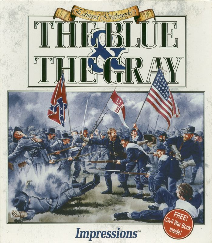 Edward Grabowski's The Blue And The Gray box art