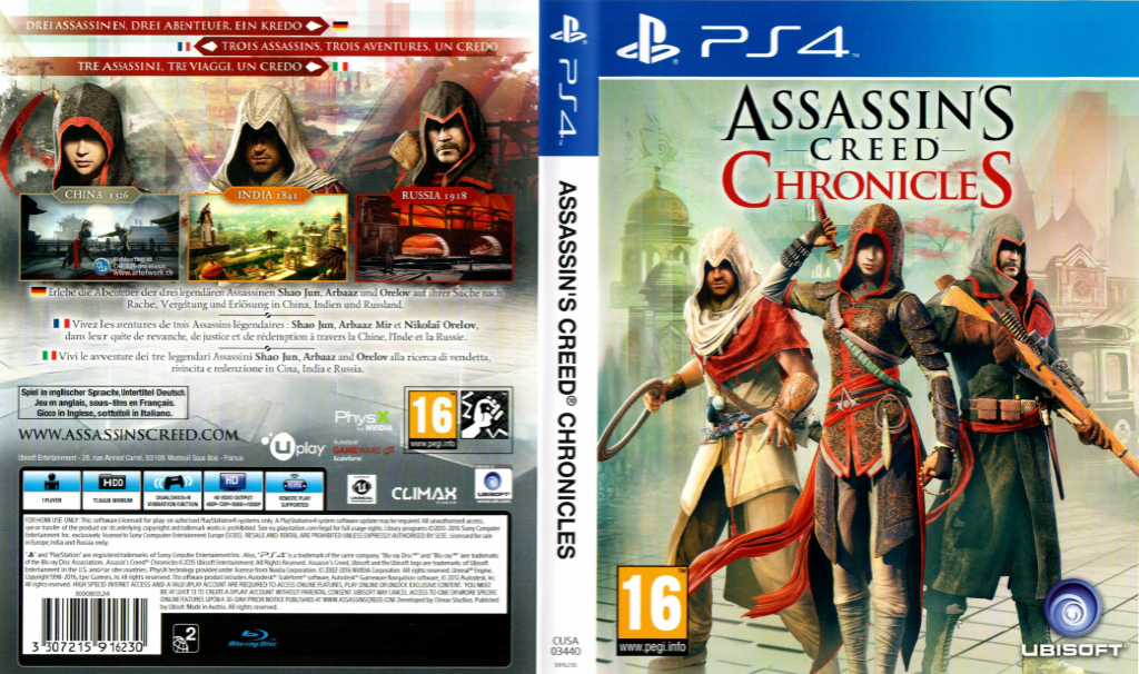 Assassin's Creed Chronicles — box-texture (EU)