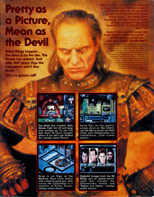 Ghostbusters 2 — box-2D-back (US)