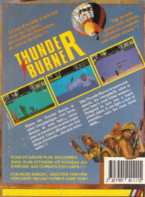 Thunder Burner — box-2D-back (EU)