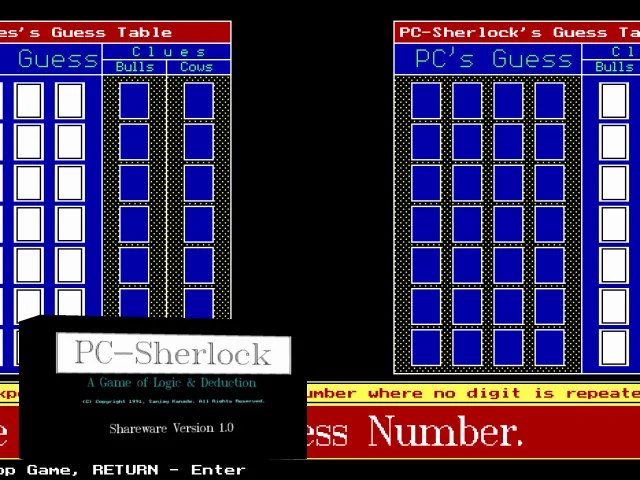 Pc-sherlock : A Game Of Logic And Deduction — mixrbv2 (WOR)