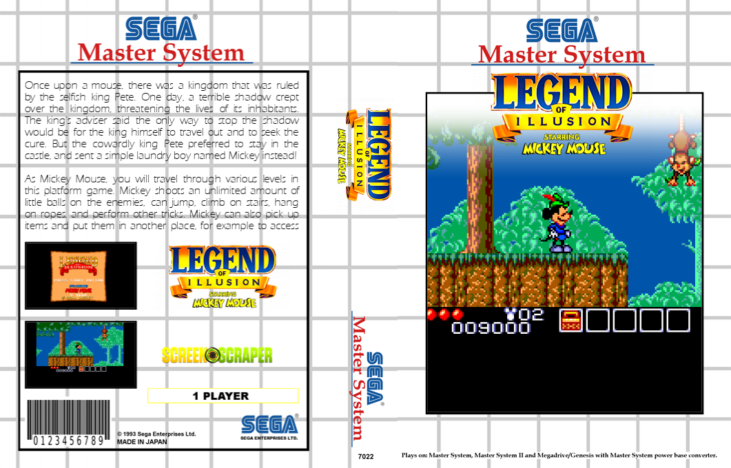 Legend of Illusion Starring Mickey Mouse — box-texture (SS)