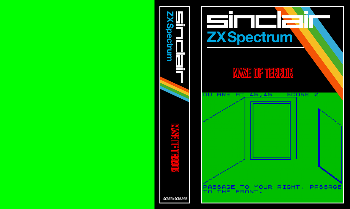 Maze of Terror — box-texture (SS)