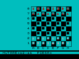 Minichess Table Simulator — ss (WOR)