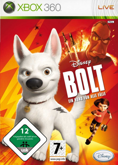 Walt Disney Pictures Bolt box art