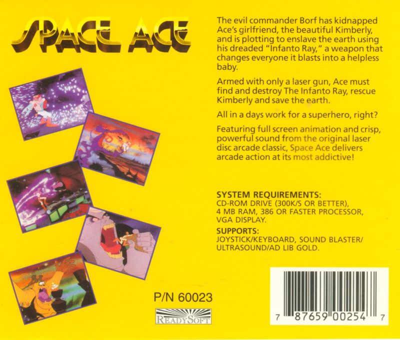 Space Ace CD — box-2D-back (US)