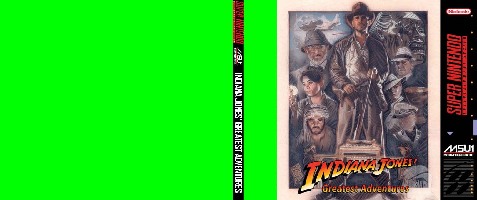 Indiana Jones' Greatest Adventures — box-texture (US)