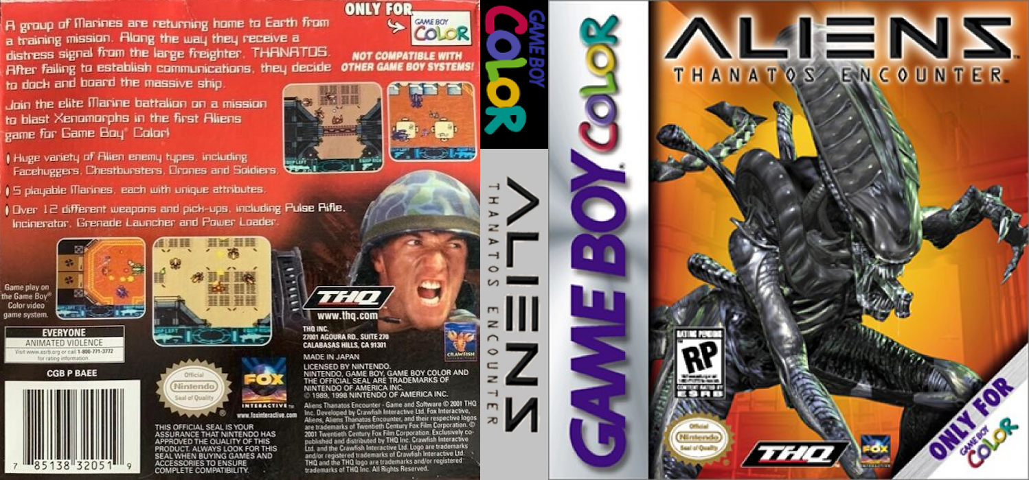 Aliens : Thanatos Encounter — box-texture (US)