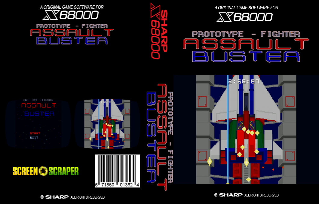 Prototype Fighter Assault Buster — box-texture (SS)