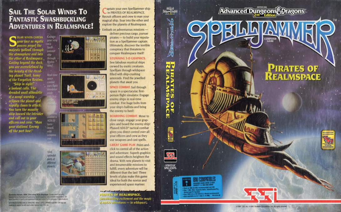 Spelljammer - Pirates Of Realmspace — box-texture (US)