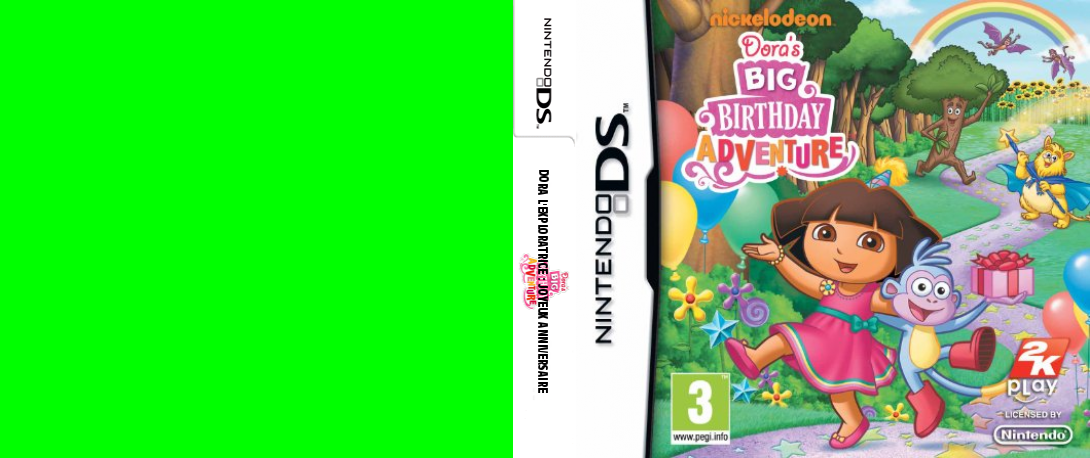 Dora's Big Birthday Adventure — box-texture (EU)