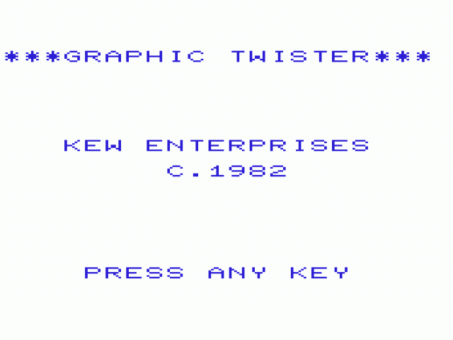 Graphic Twister — sstitle (WOR)