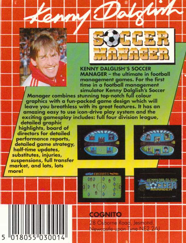 Kenny Dalglish Soccer Manager — box-2D-back (EU)