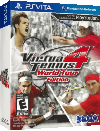 Virtua Tennis 4 - World Tour Edition — box-3D (US)