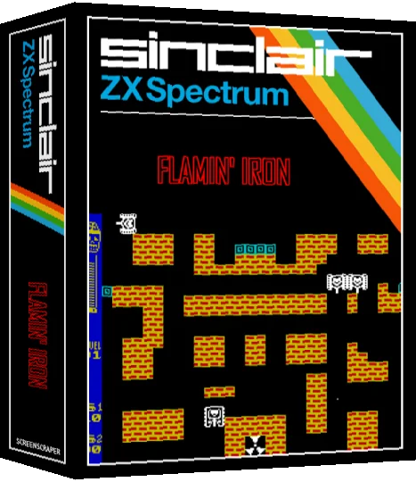 Flamin' Iron — box-3D (SS)