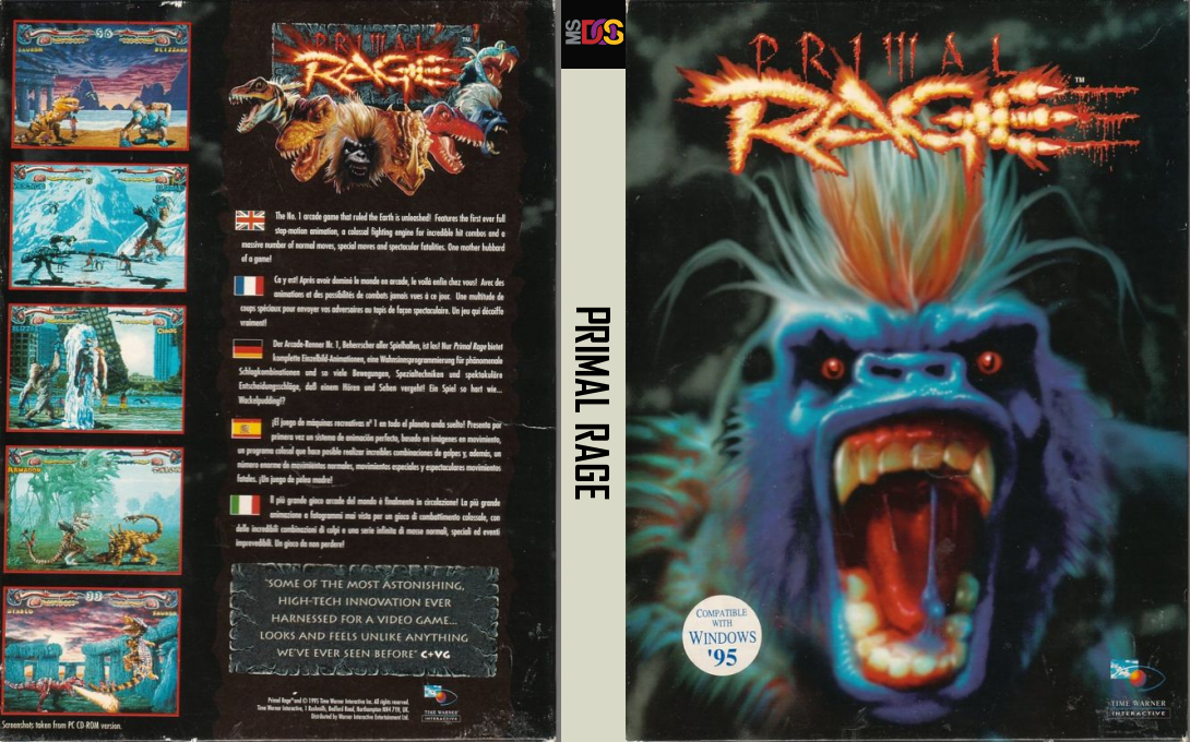 Primal Rage — box-texture (EU)