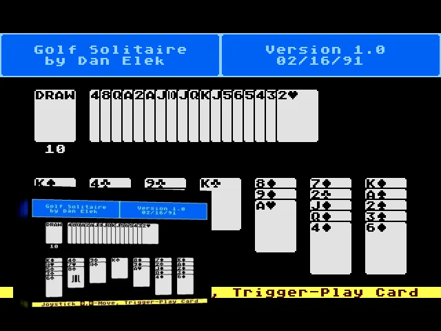 Golf Solitaire — mixrbv2 (WOR)