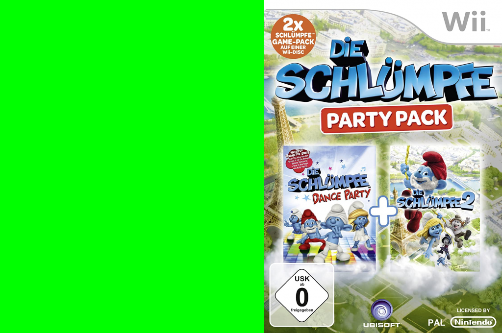 Smurfs Party Pack, The — box-texture (DE)