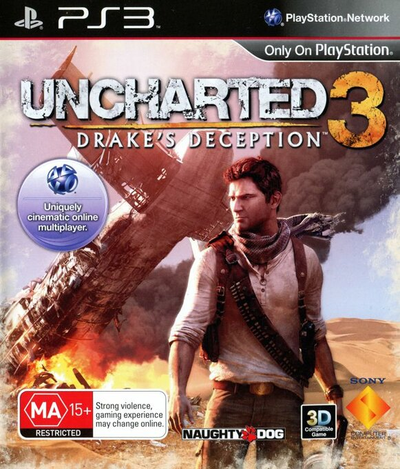 Uncharted 3 - Drake's Deception — box-2D (AU)