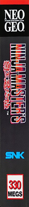 Ninja Master's: Haō Ninpō Chō — box-2D-side (WOR)