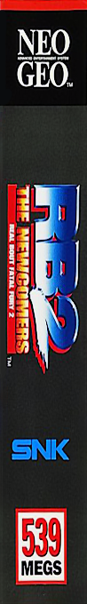 Real Bout Fatal Fury 2 - The Newcomers — box-2D-side (WOR)