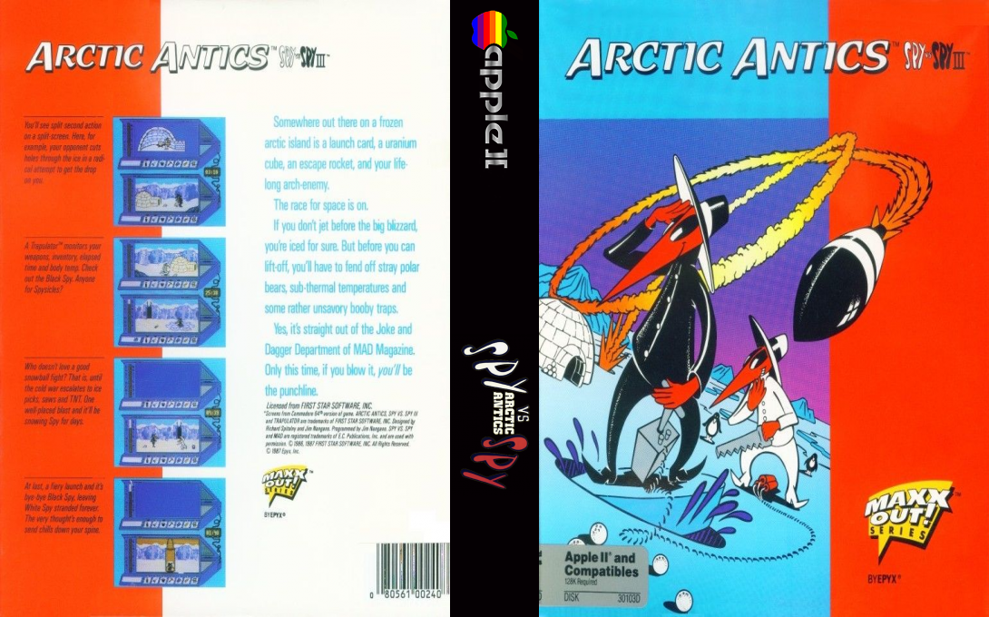 Spy Vs Spy 3 - Artic Antics — box-texture (US)