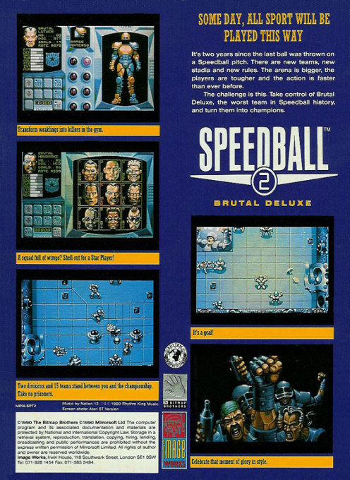 Speedball 2 - Brutal Deluxe — box-2D-back (EU)