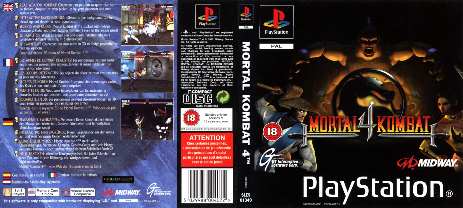 Mortal Kombat 4 — box-texture (EU)