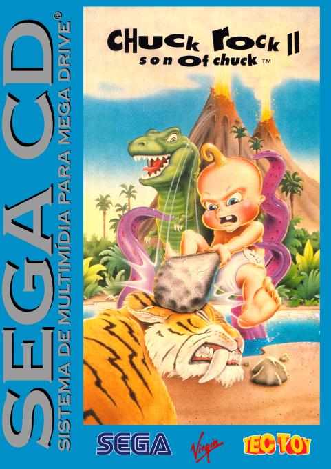 Chuck Rock II - Son of Chuck — box-2D (BR)