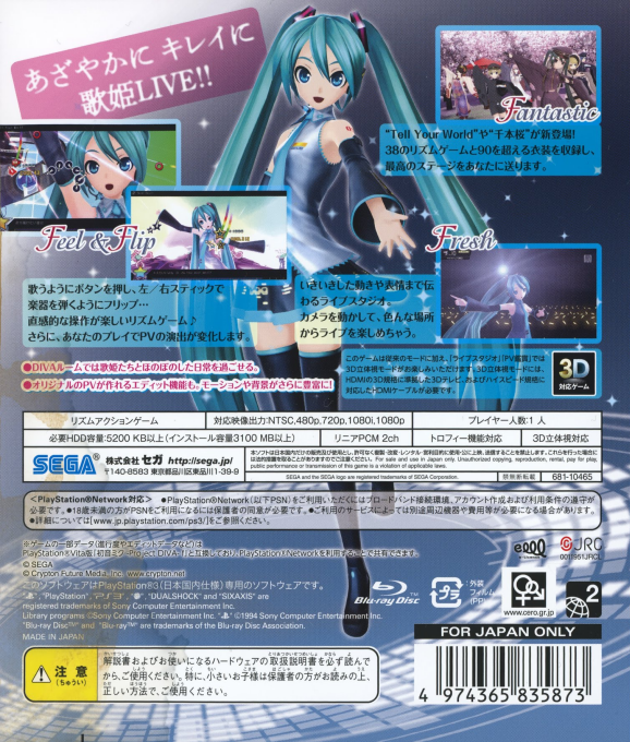 Hatsune Miku - Project Diva F — box-2D-back (JP)
