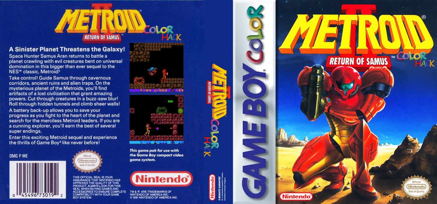 Metroid 2 - Return Of Samus — box-texture (US)
