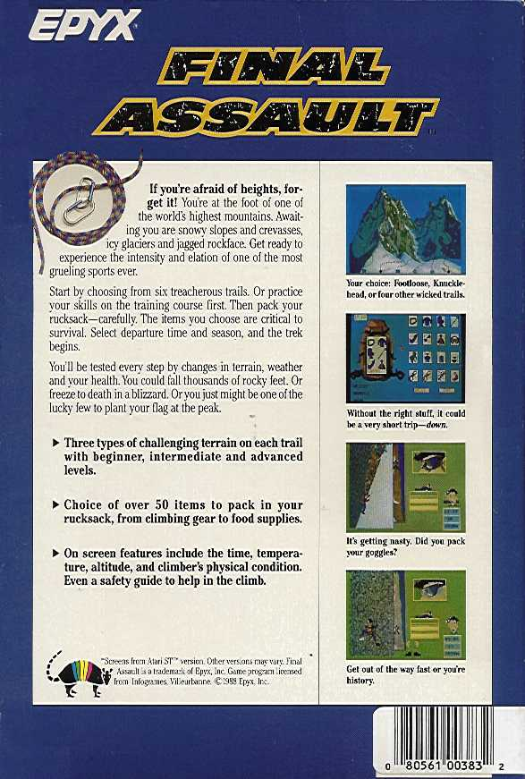 Chamonix Challenge — box-2D-back (US)