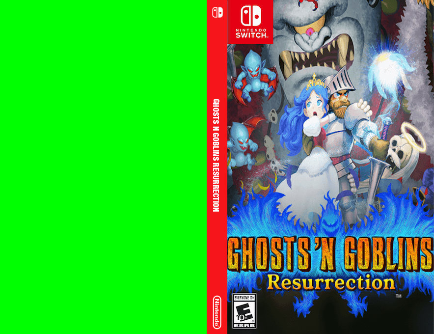 Ghosts n Goblins Resurrection — box-texture (US)